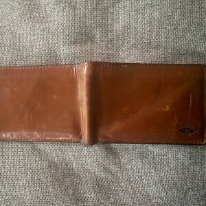 Fossil Tan Leather Card Holder